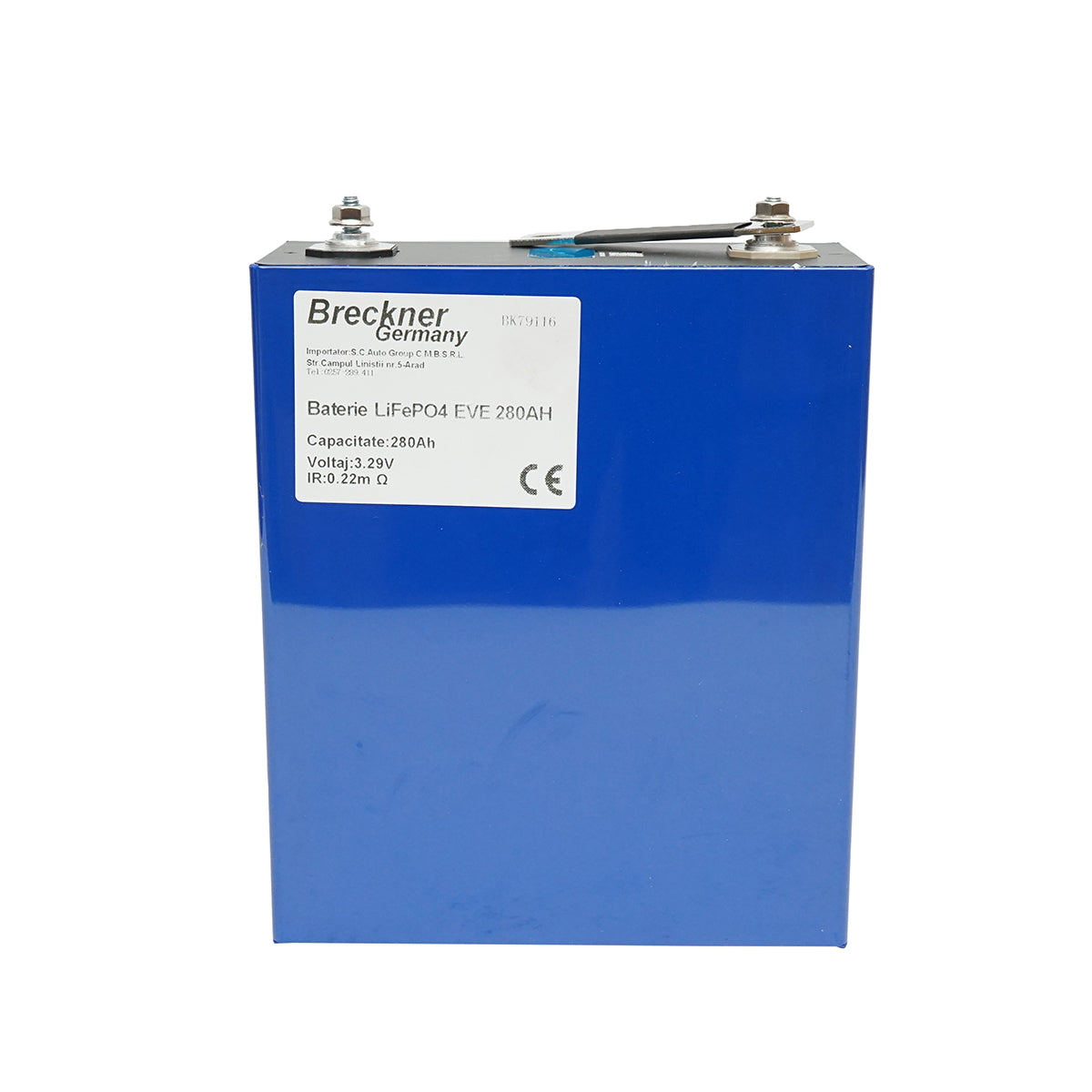 Lithium battery 3.29V, 280Ah, LiFePO4 EVE LF280K power 896Wh, for solar panels
