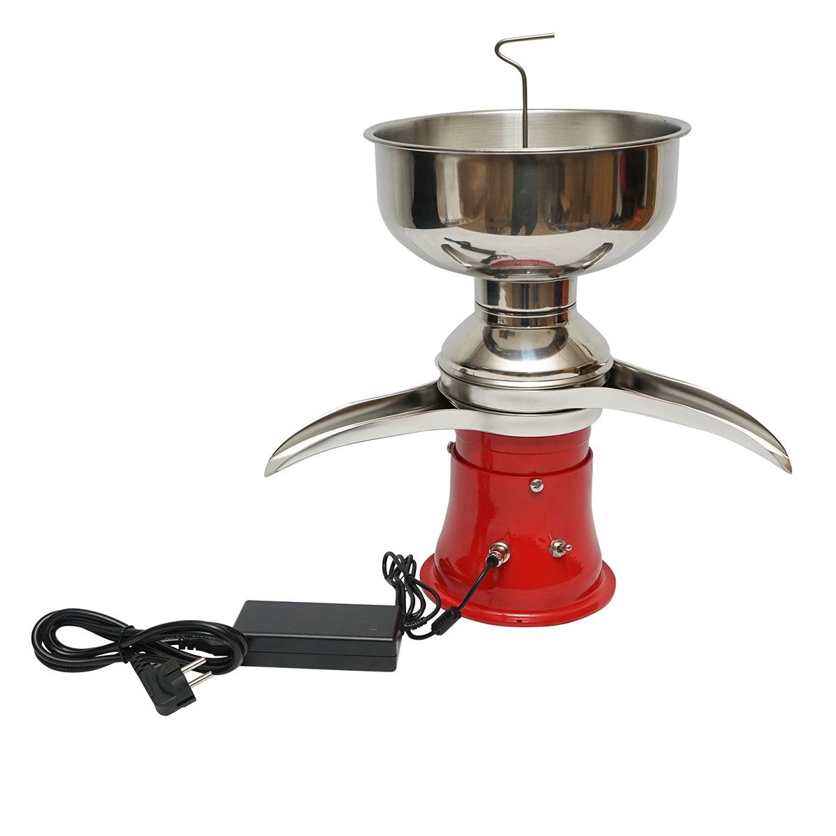 Cream separator from milk or for automatic degreasing 30W, 220V, stainless steel container 5L, capacity 50L/h