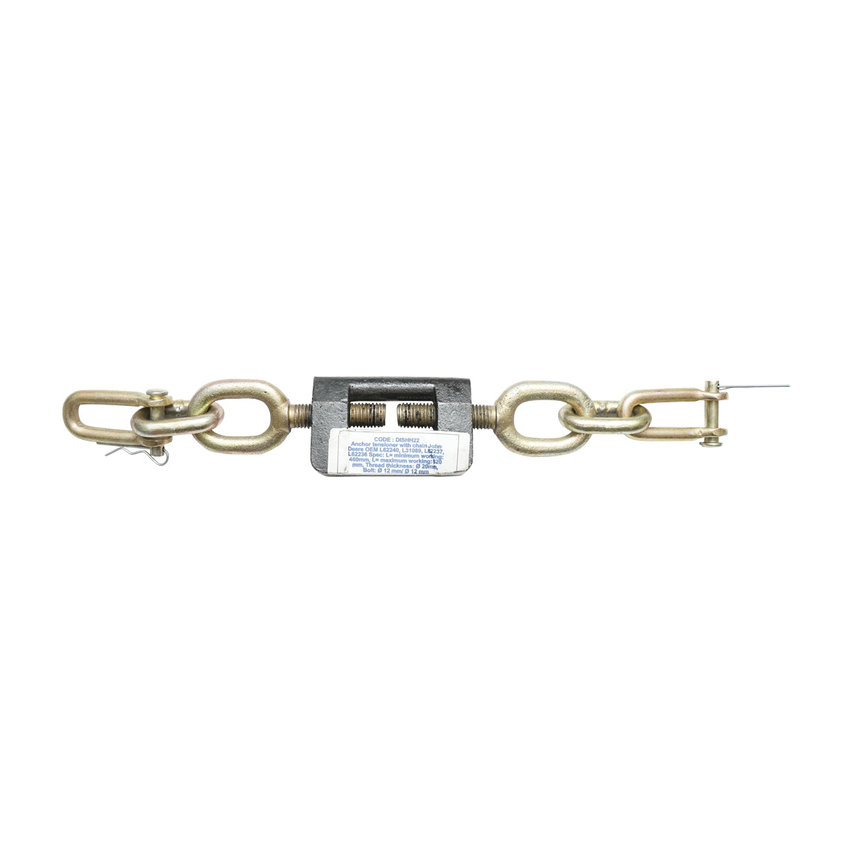 Anchor tensioner with chain for John Deere OEM code L62240, L31089, L62237, L62236