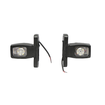 Side marker lights with LED 12/24V, red-white-yellow Breckner Germany