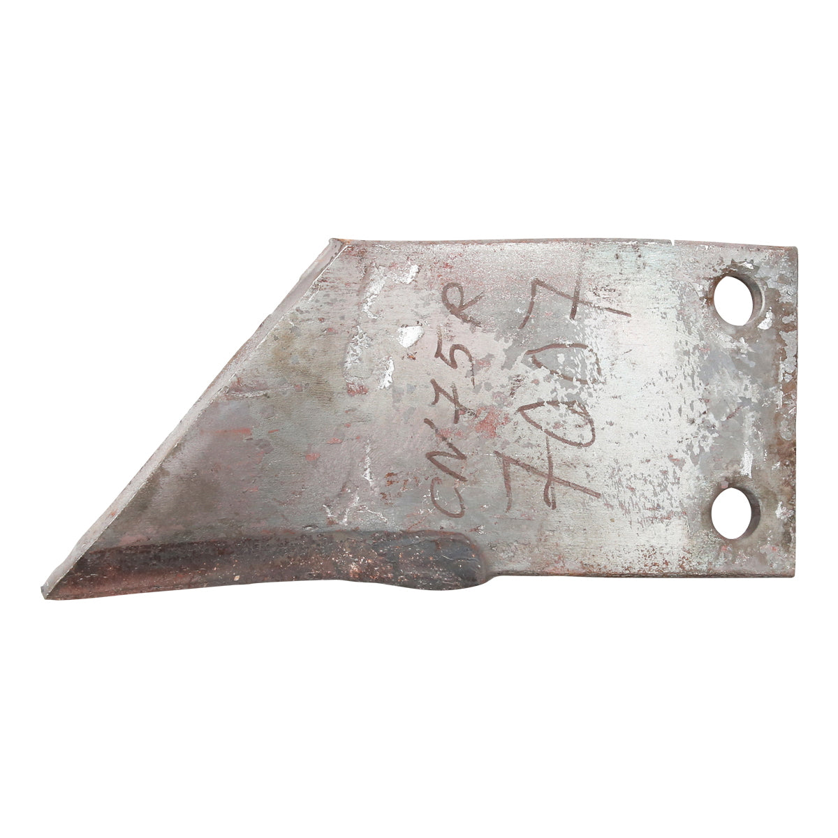 Right knife for trench digging machine
