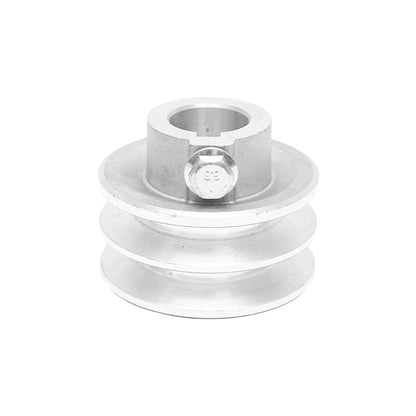 Pulley with 2 grooves for a 25mm shaft