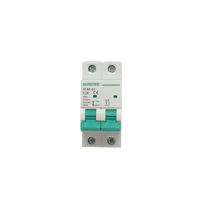 Automatic circuit breaker 2P, 16A 400VAC Suntree