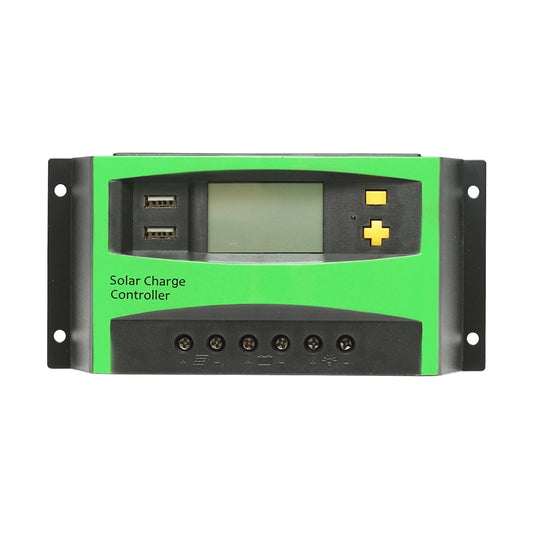 Voltage regulator for solar panel 30A 12V/24V 2X USB ports Breckner Germany