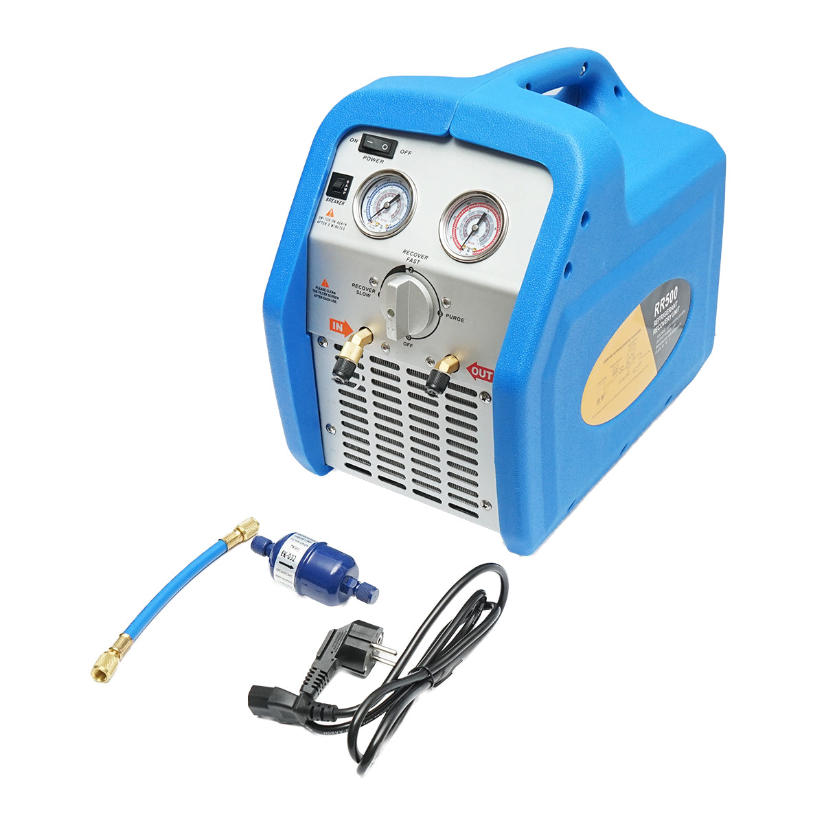 Freon recovery station 1 HP, 220V for categories III, IV, V