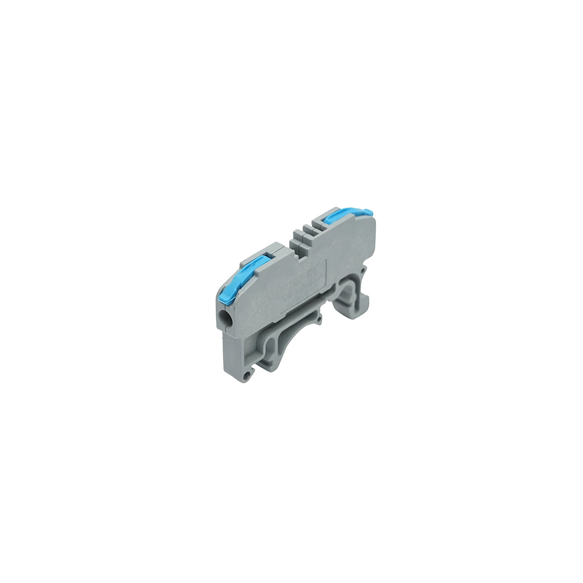 Quick connector cable for DIN rail 32A 450V, 2 poles 0.08-4mm, blue Leader