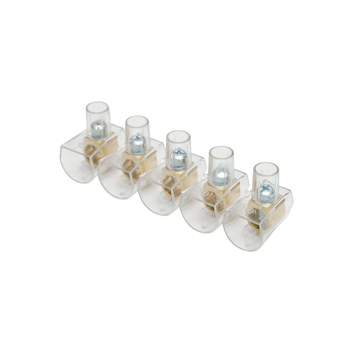 Terminal block 76A 500V, 5 poles 16mm Leader