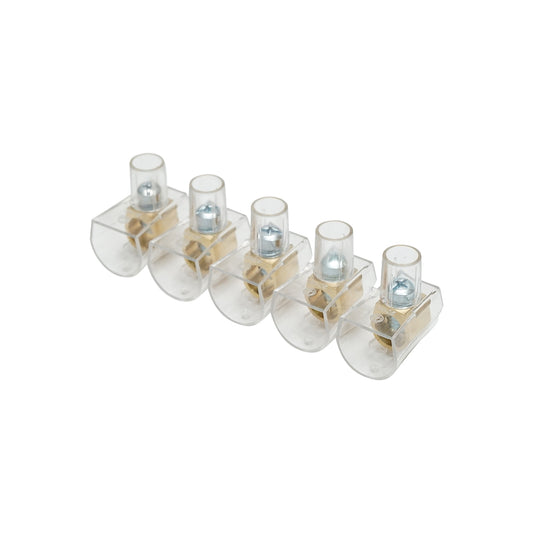 Terminal block 76A 500V, 5 poles 16mm Leader