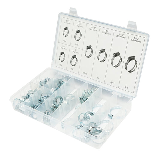 Clamping collar tool set with screws 64 pieces Breckner Germany