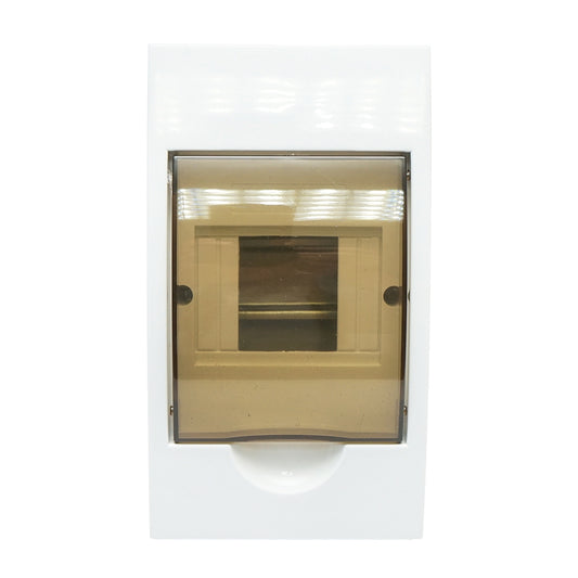 Single row fuse board, 4 modules 200x155x95mm IP40