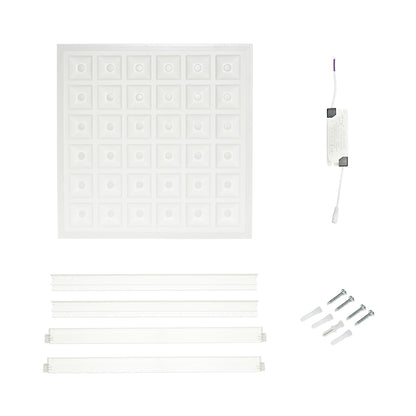 Slim LED panel 60W, 220V, IP20, 6500K, 595x595x20mm for ceiling tiles Breckner Germany