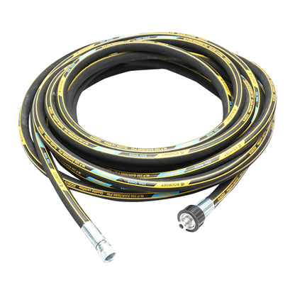 10m washing hose DN8 2SN with 22x1.5mm fitting and 3/8 reinforcement at the ends