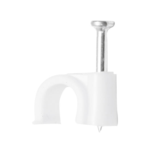 6mm nail clamp for cable fixing, 100 pieces