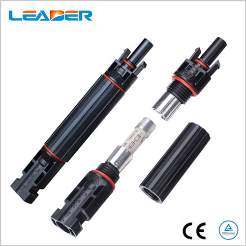 MC4 connector with fuse safety 10x38mm, 15A, 1000V DC for photovoltaic solar systems IP67 Leader