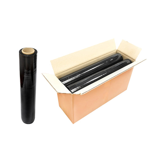 Black manual stretch film 1.65 kg 500x0.023 mm