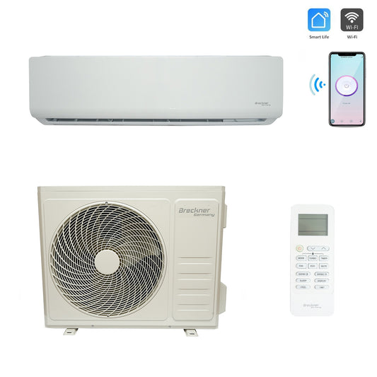 Inverter air conditioning unit 24000 BTU, energy class A++/A+, heating function, dehumidification, I feel, Wi-Fi, TCL Smart Life app
