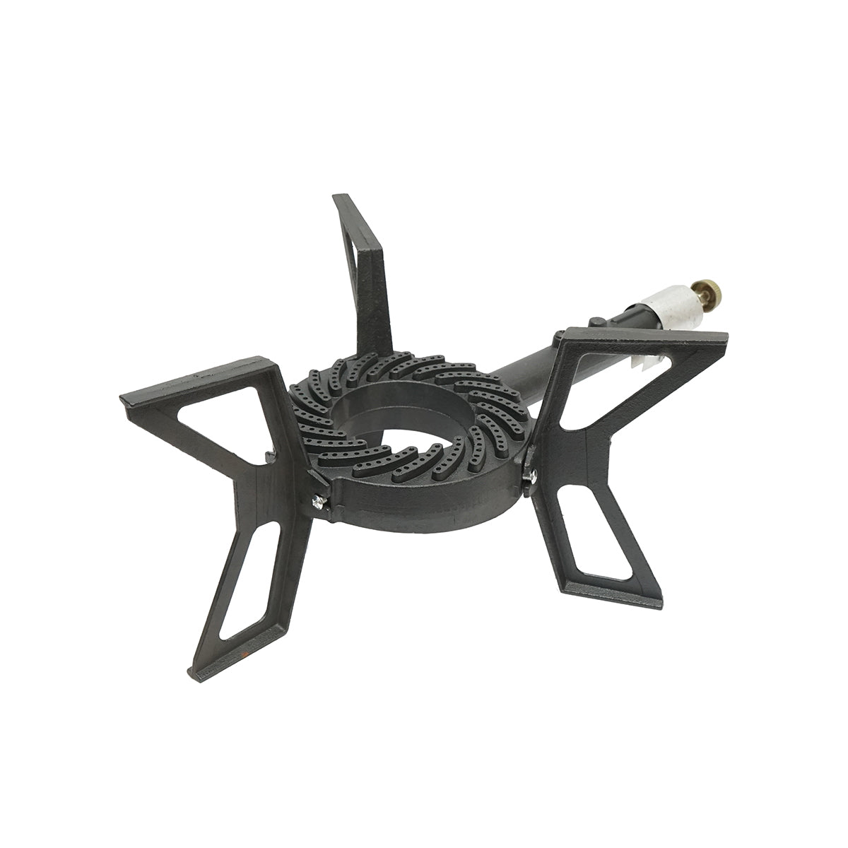 Pirostrie, cast iron gas burner with 3 legs