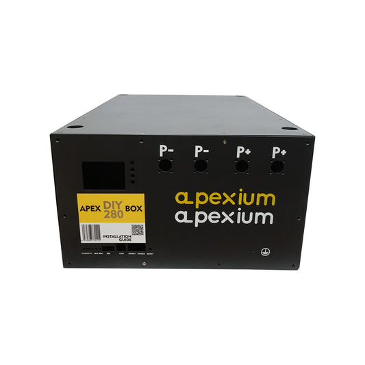 Storage box for 3.2V batteries, LifePo4, 16x280Ah with BMS 48V, storage rack