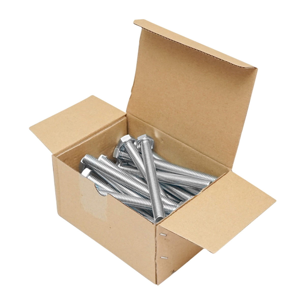Set of 25 hexagon head screws DIN 933-8.8 M12X130
