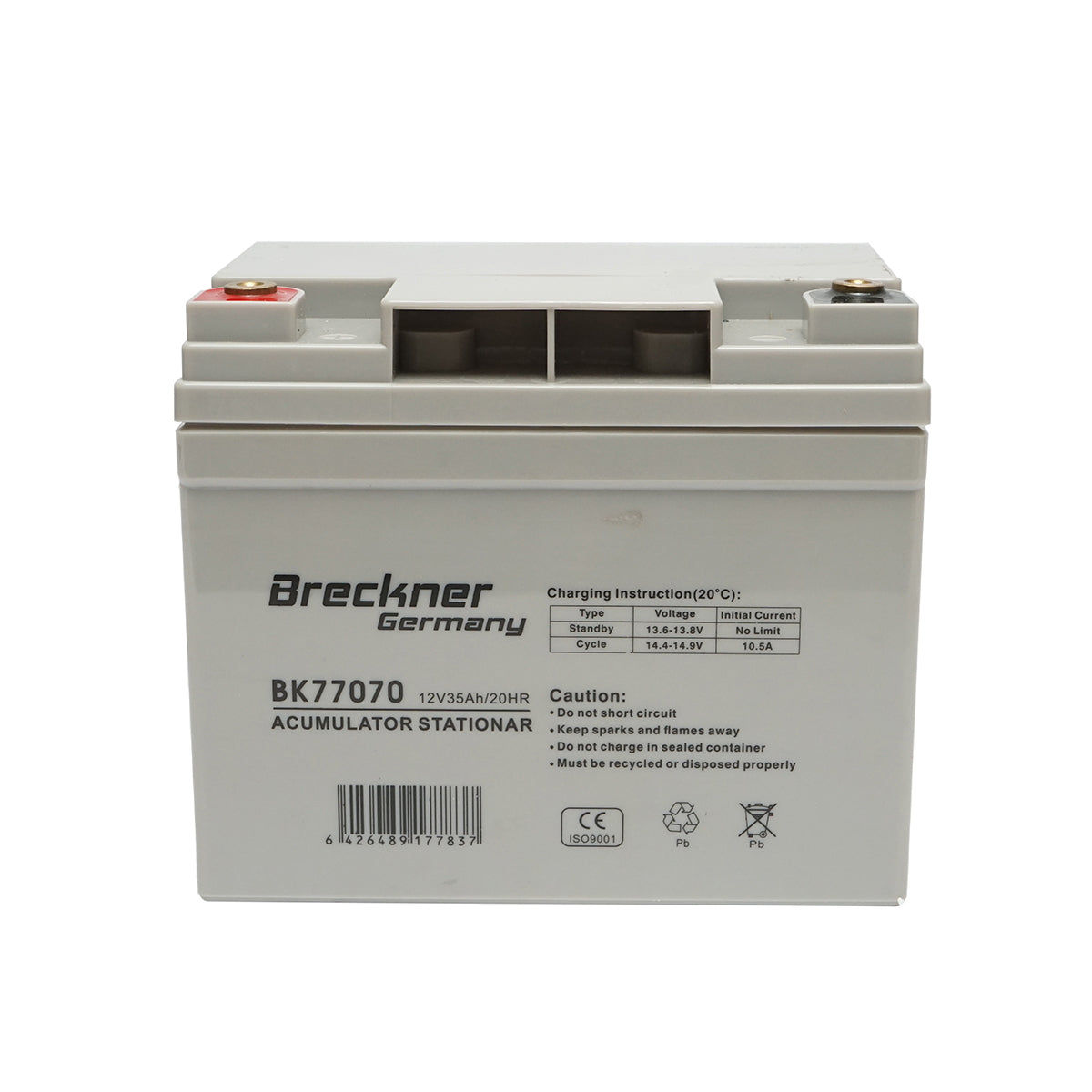Solar gel battery 12V 35Ah 20HR 196x130x155mm FCD12-35 Breckner Germany