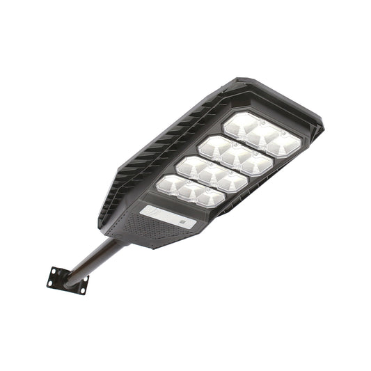 200W LED solar street lamp, 6500K, IP65 with solar panel, motion sensor and pole mount Breckner Germany