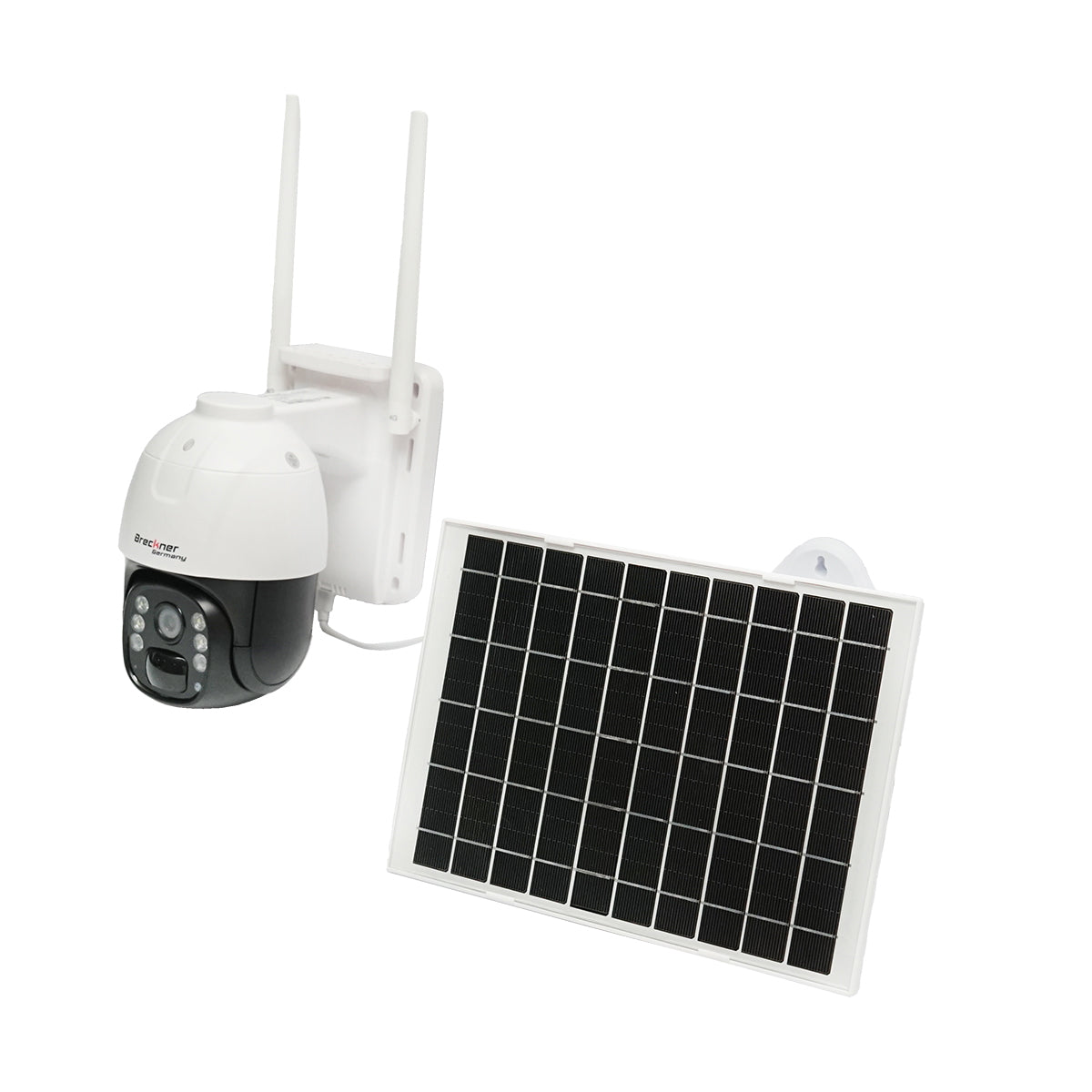 4G surveillance camera, 24/7 rotating, fully autonomous, solar panel charging, PTZ, 1080P, PIR, IP66