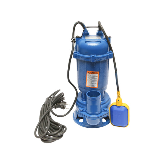 Dirty water pump, submersible drainage with float, 550W, 200L/min, depth 11m, 220V WQD10-8-55F Breckner Germany