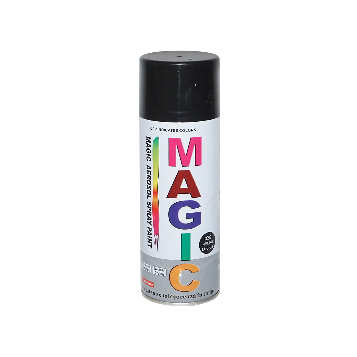 Magic black glossy spray paint 039 450 ml