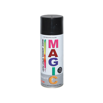 Magic black glossy spray paint 039 450 ml