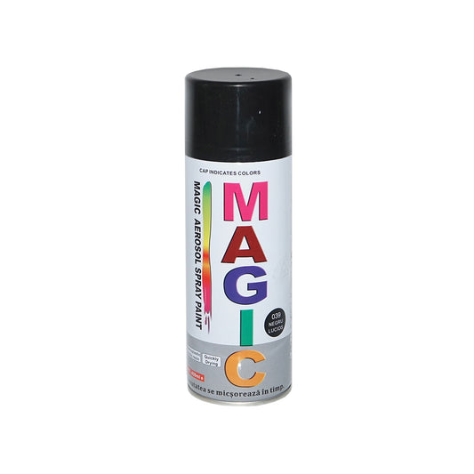 Magic black glossy spray paint 039 450 ml