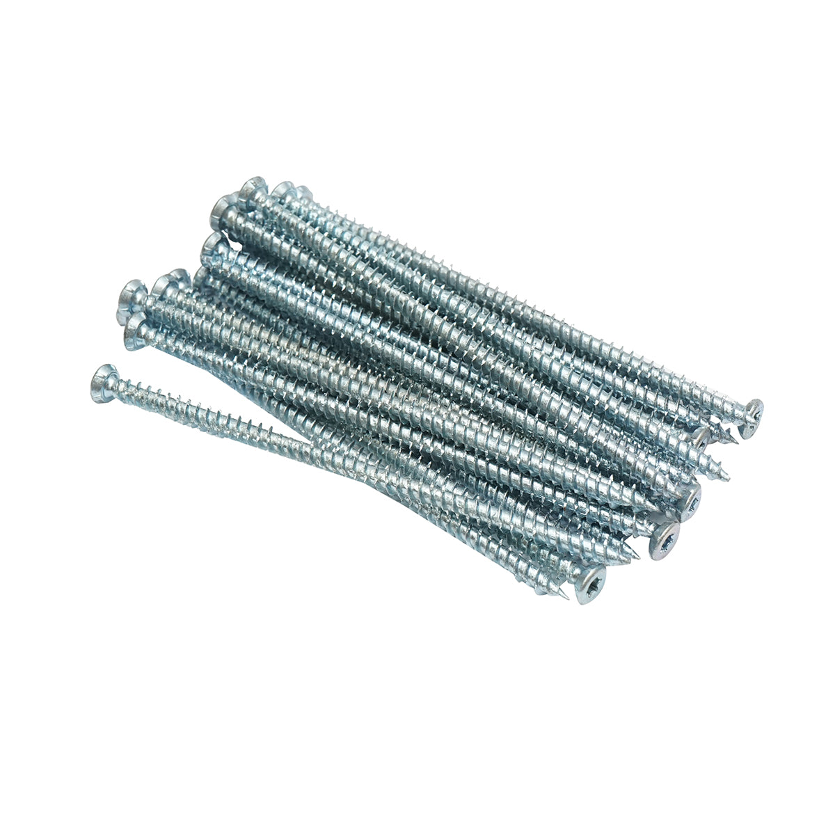 Window/door mounting screw 7.5x132mm zinc-coated steel type torx TX30, 100 pieces/box