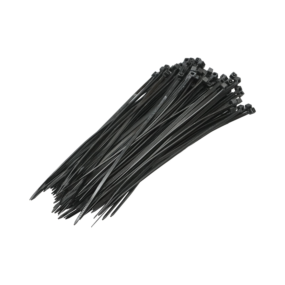 Facet, plastic collar 2.5x160mm, black, set of 100 pieces Breckner Germany