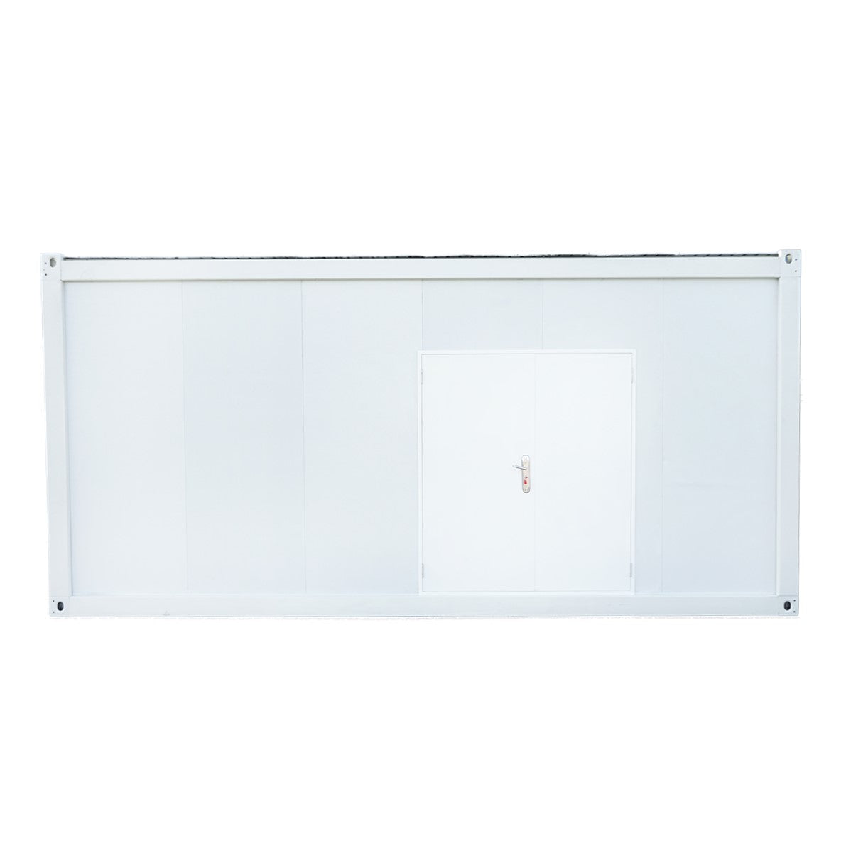 House type container 600x300x290cm with double door and electrical installation.