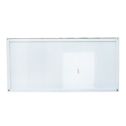 House type container 600x300x290cm with double door and electrical installation.
