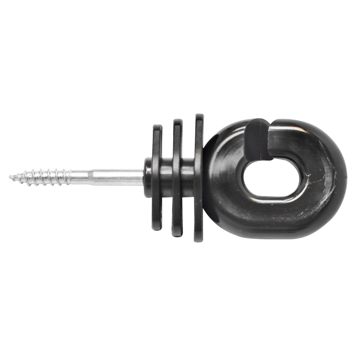 Black ring isolator 5.9mm 111x40mm electric fence Breckner Germany