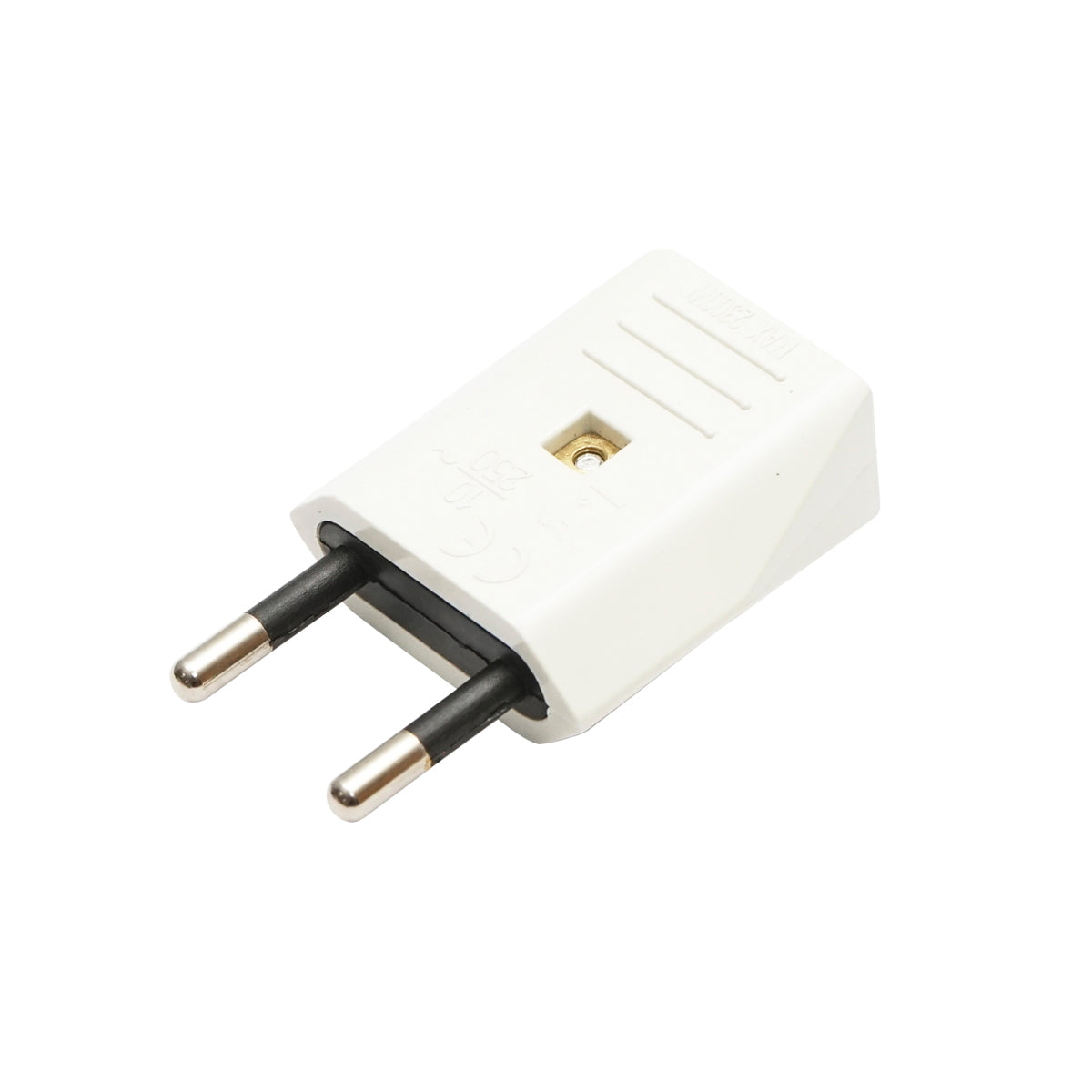 Flat plug, narrow 10A, 250V max 2300W Breckner Germany