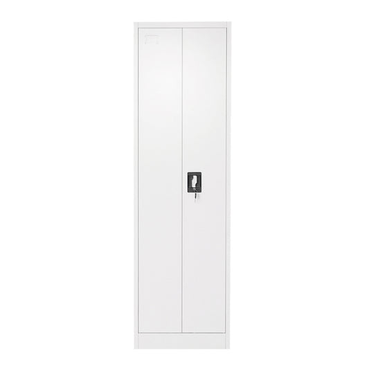 Metal cabinet with dimensions 1700x500x400mm with 2 secured doors, for cleaning products, gray Breckner Germany