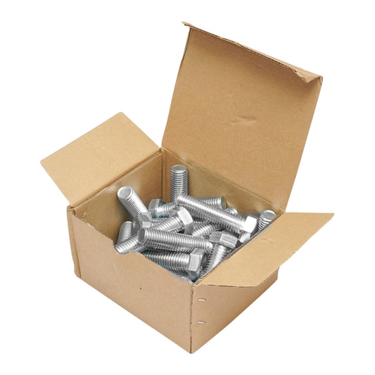 Set of 25 pieces hexagonal head screws DIN 933-8.8 M18X70mm