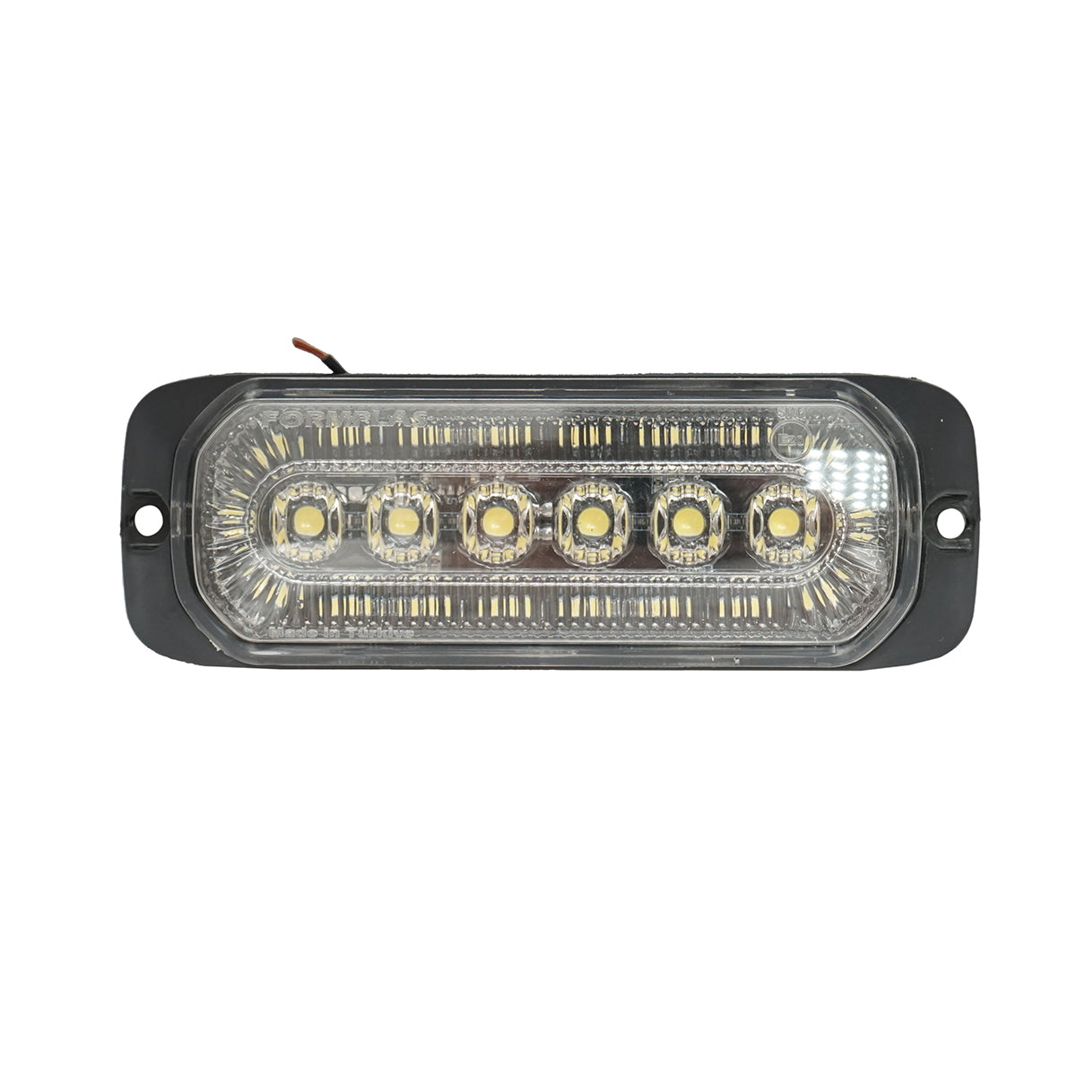 LED side marker lamp 12-24V, intermittent white 132x46mm Breckner Germany