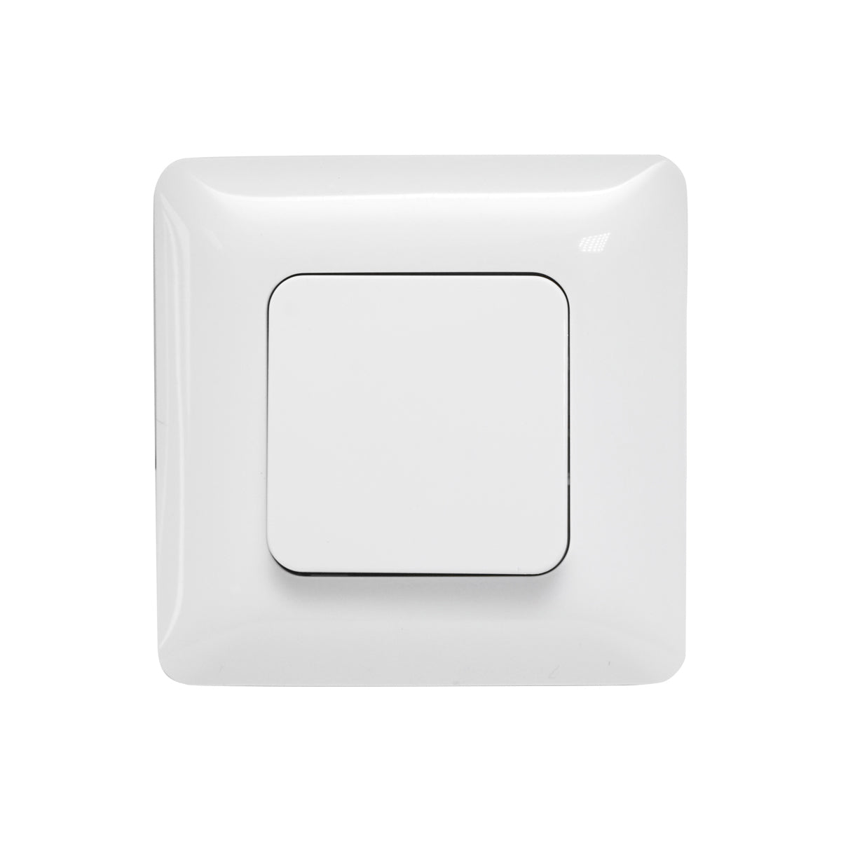 Simple white switch ST 220V - 250V, 10A built-in