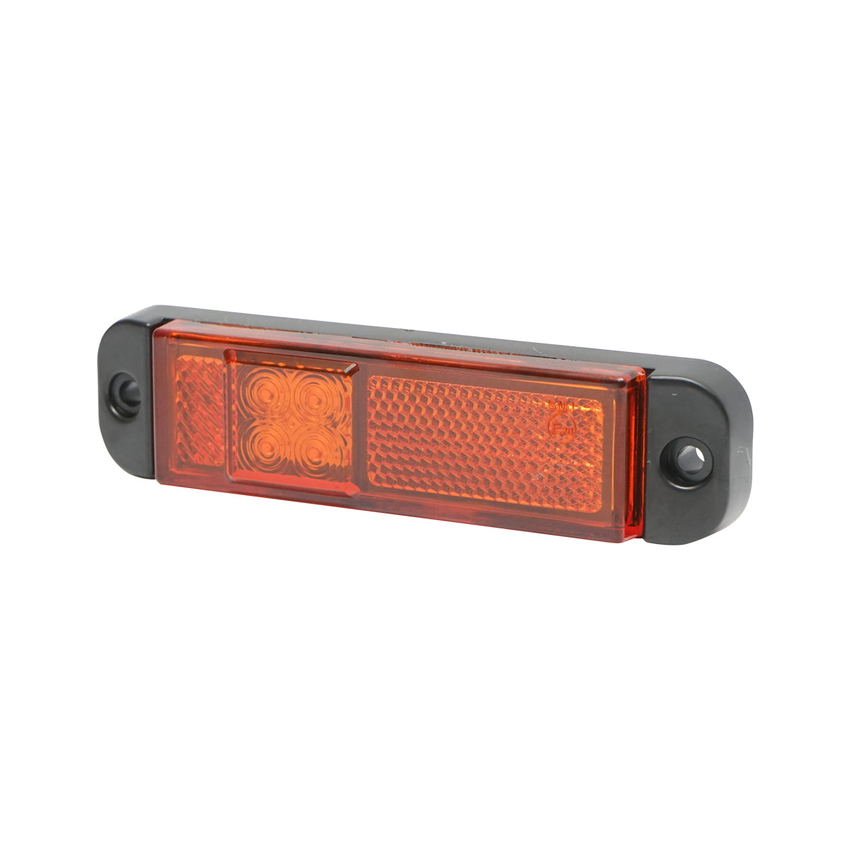 Yellow LED side lamp 130mm 12-24V Breckner Germany