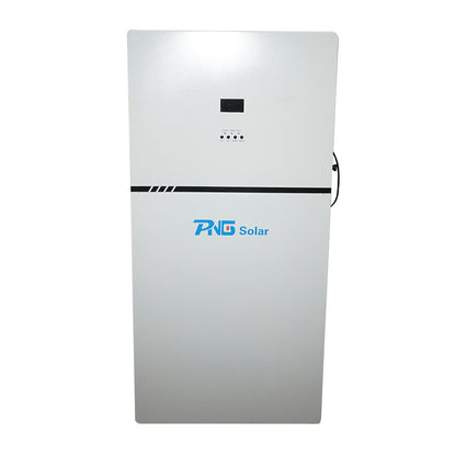 5 KW ON/OFF GRID hybrid solar inverter with integrated Li-ion LifePo4 51.2V, 200Ah battery, BMS, single-phase IP54