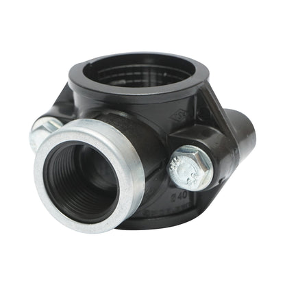 Compression connection clamp D40mmx3/4 inch, PN16, for irrigation systems