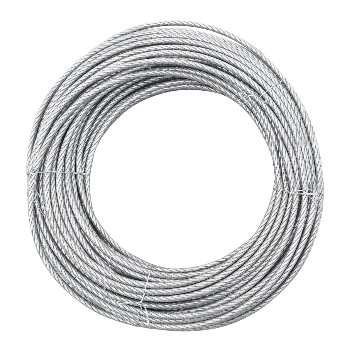 Steel winch cable 6x25, Ø 13mm with metal core 100m/roll beaten 0.95kg/1m