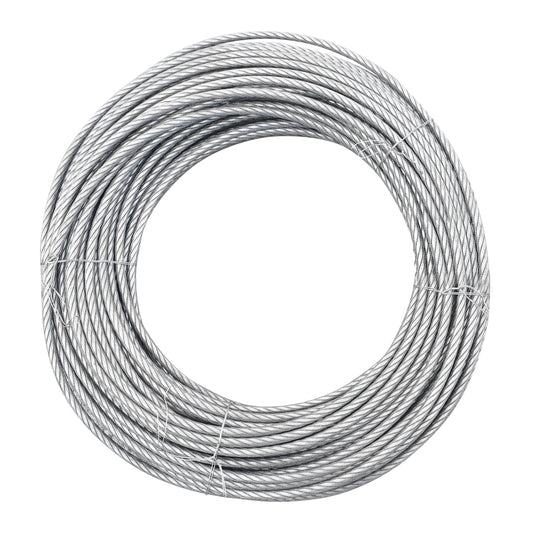 Steel winch cable 6x25, Ø 13mm with metal core 100m/roll beaten 0.95kg/1m