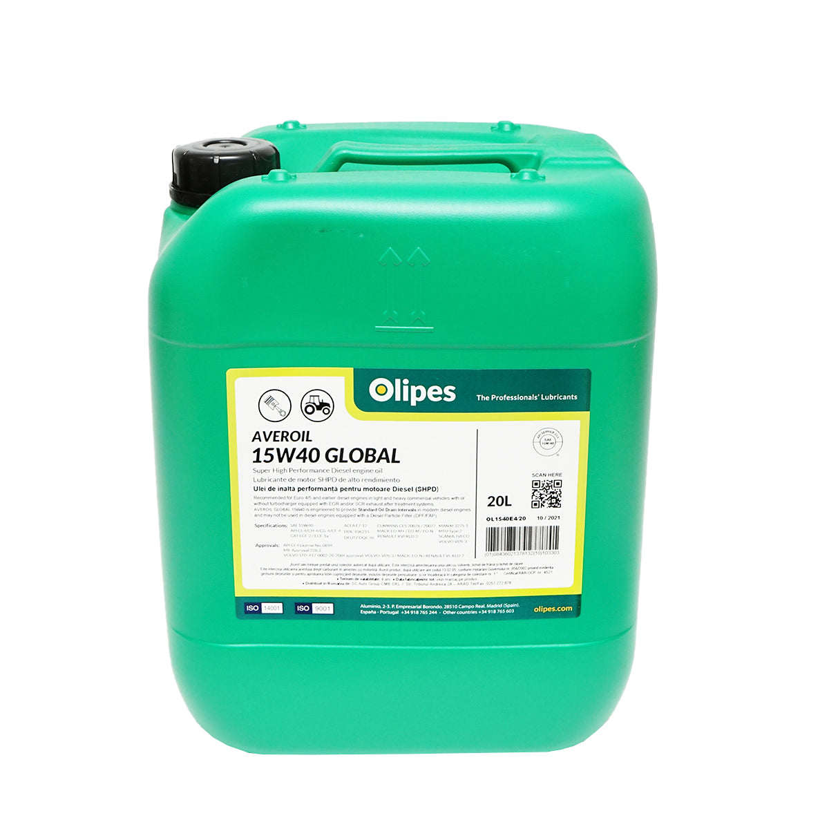 Olipes motor oil Averoil 15W40 Global 20L