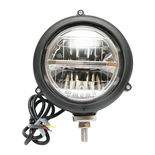 Far LED universal tractor 12-24V, long phase/short phase fi 150 mm Breckner Germany