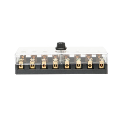 Cylindrical fuse box with 8 slots for Fiat, New Holland, UTB, Case IH, Perkins 4037023