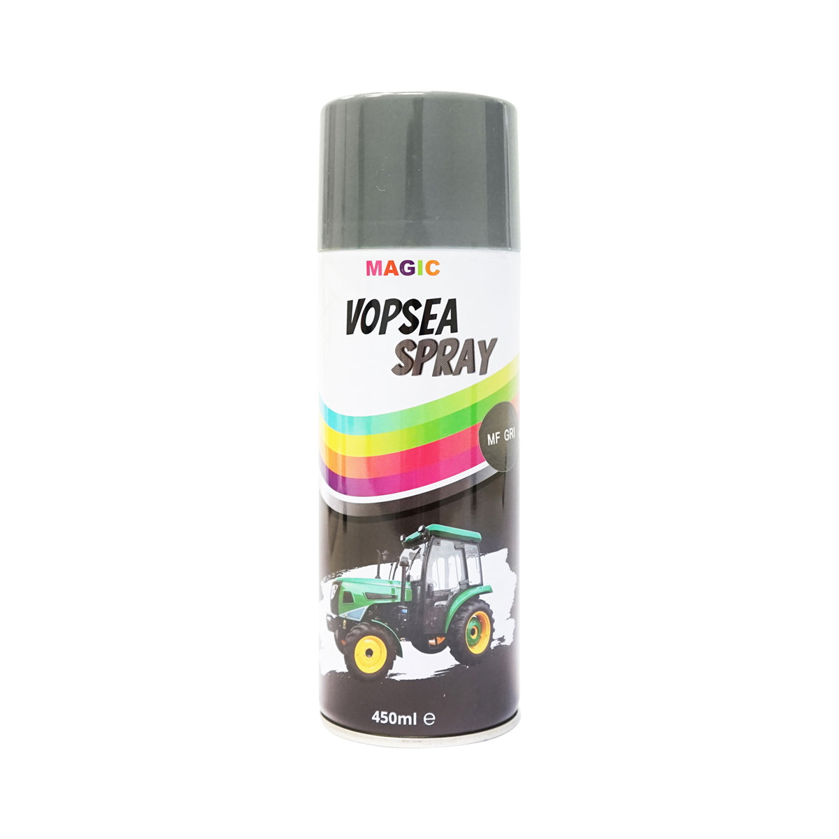 Professional gray car paint spray type Massey Ferguson with quick drying 450ml MAGIC
