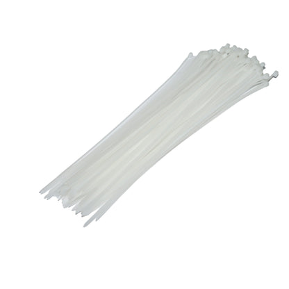 Facet, plastic collar 3.6x300mm, white, set of 100 pieces Breckner Germany